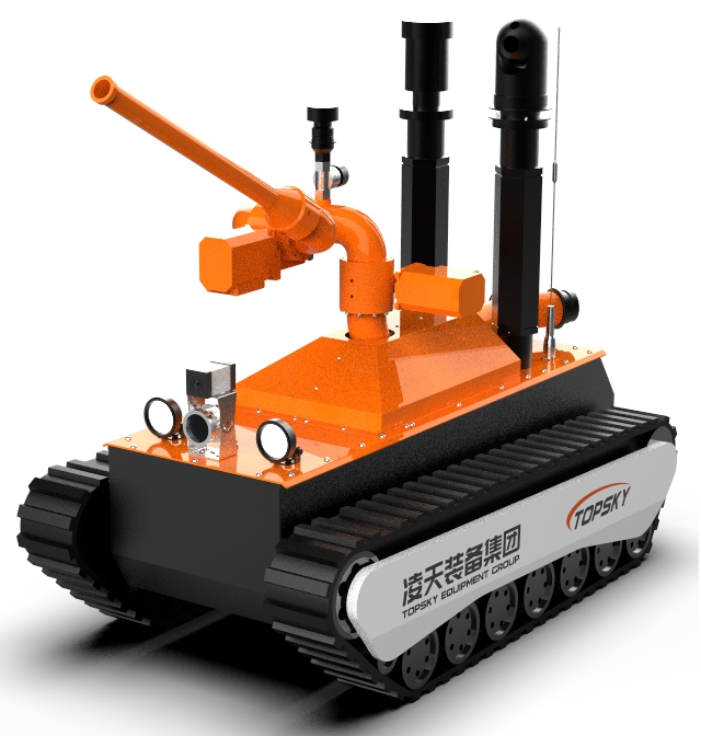 消防干粉滅火機器人【電動】 （第3代，語音控制+輕量化+干粉滅火）